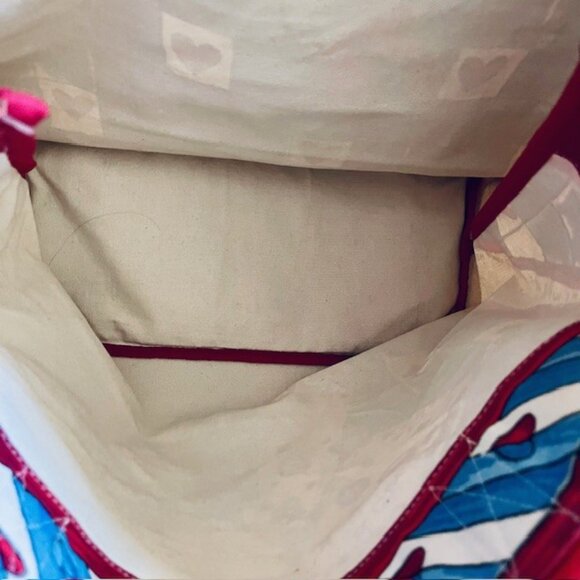 Brighton Love Sparkle Large Canvas Tote Dog Cat Hearts 14.5" h x 15" w x… - Picture 10 of 10